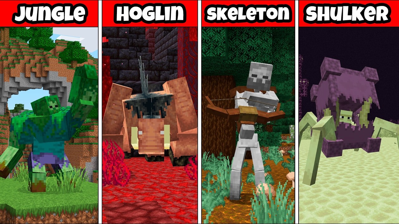 I KILLED ALL MUTANT Bosses in Minecraft Survival 2025!