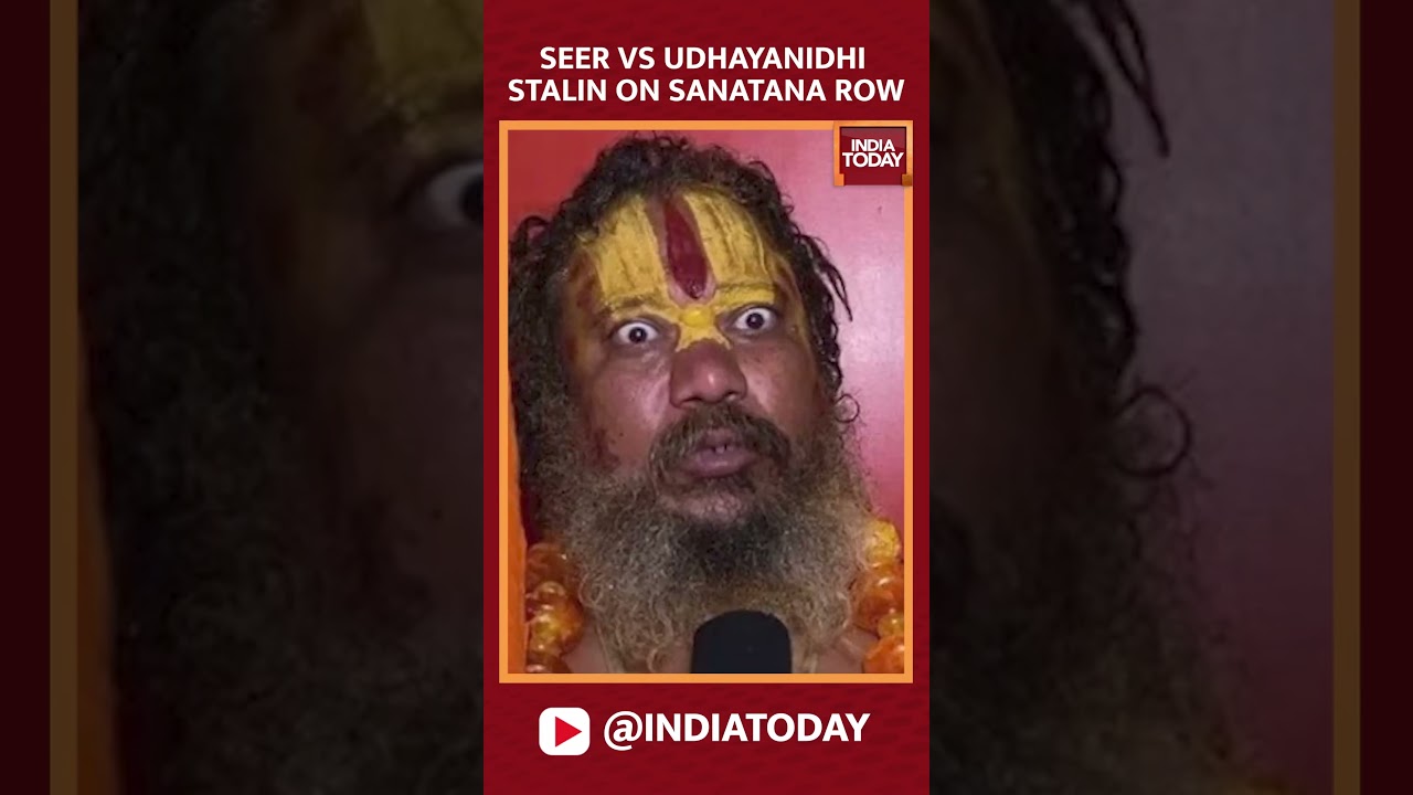 'Sanatana Dharma' Remark Row: UP Seer Announces Rs 10 Crore Bounty On Udhayanidhi Stalin's Head