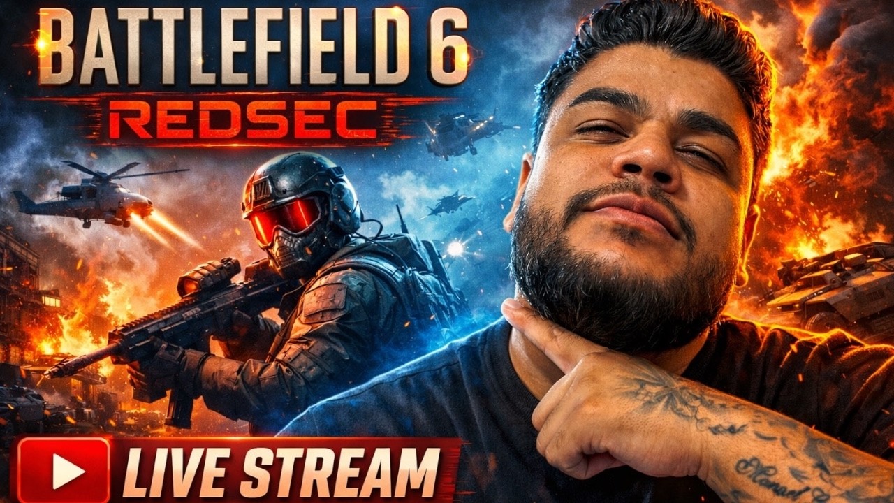 BATTLEFIELD 6  REDSEC  AO VIVO - MODO SOLO CHEGOUU 🛑 LIVEE ONNN 🛑