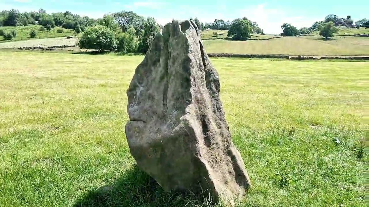 stone  circle nr matlock summer Soltice 2022