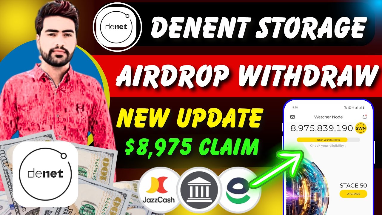 how to withdraw denet storage airdrop | denet storage airdrop withdrawal | denet airdrop withdraw