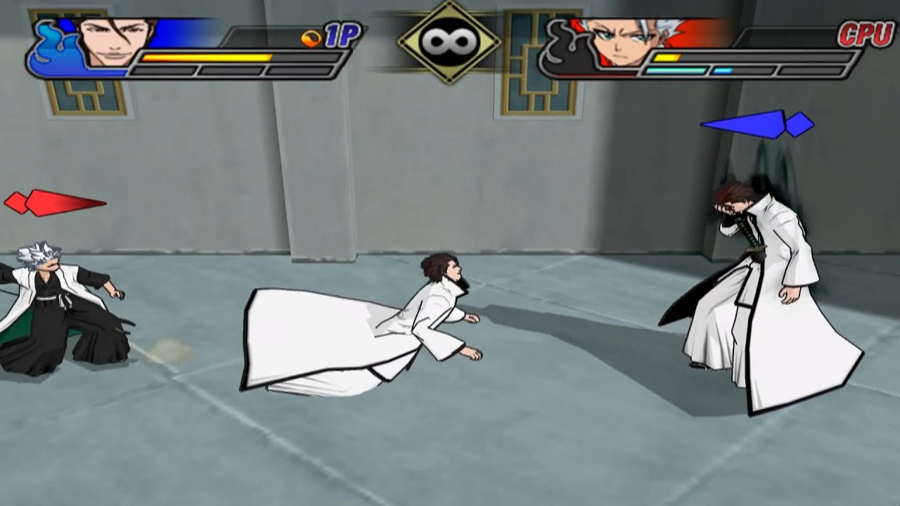 Айзен Соске против Тоширо Хицугая - Bleach Blade Battlers 2nd (HD)