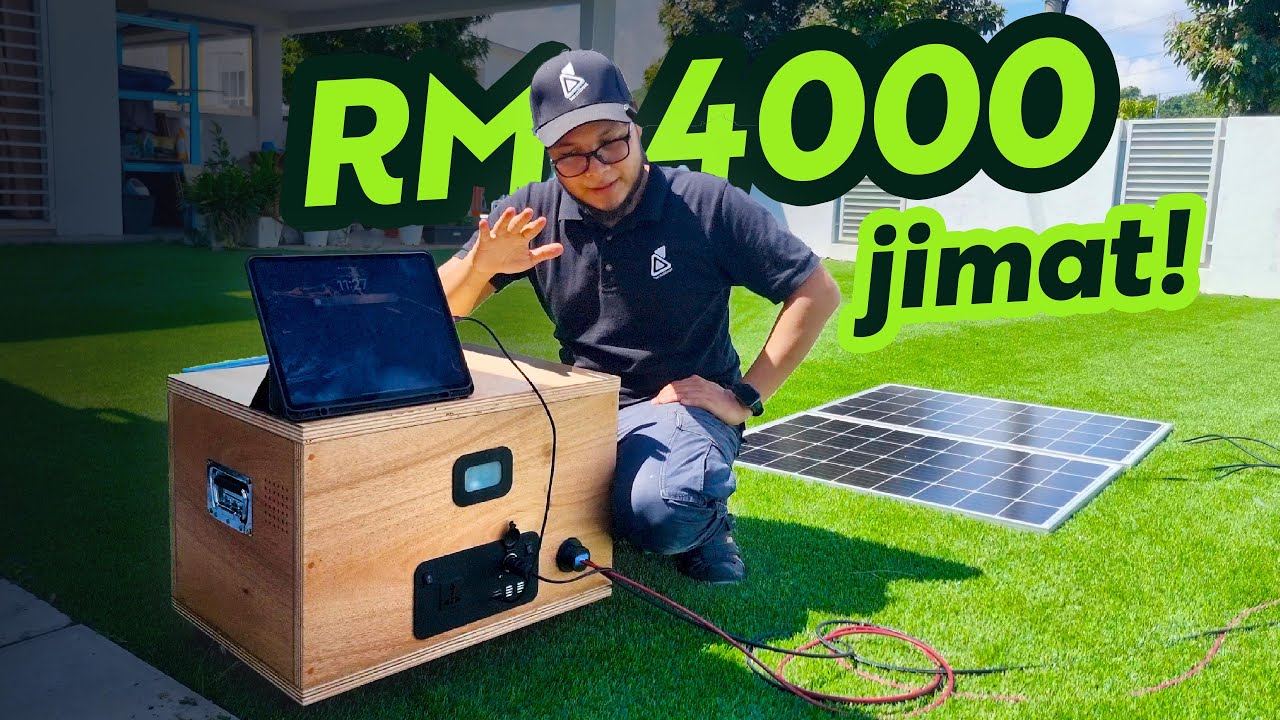 Jimat RM4000 DIY power bank solar