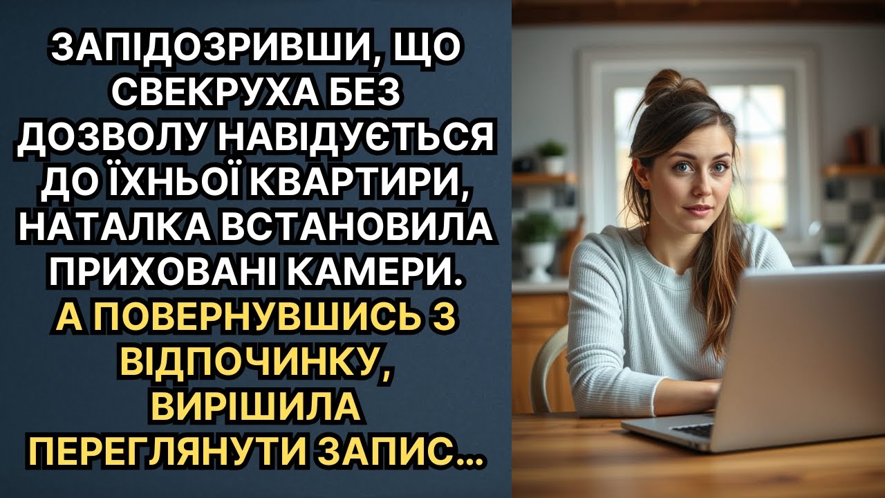 Запідозривши, що свекруха навідується без дозволу, Наталка встановила приховані камери…