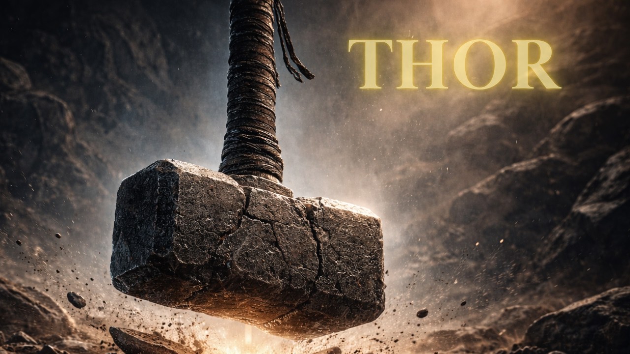 🔨 D’où vient Mjölnir, le Marteau de Thor ?