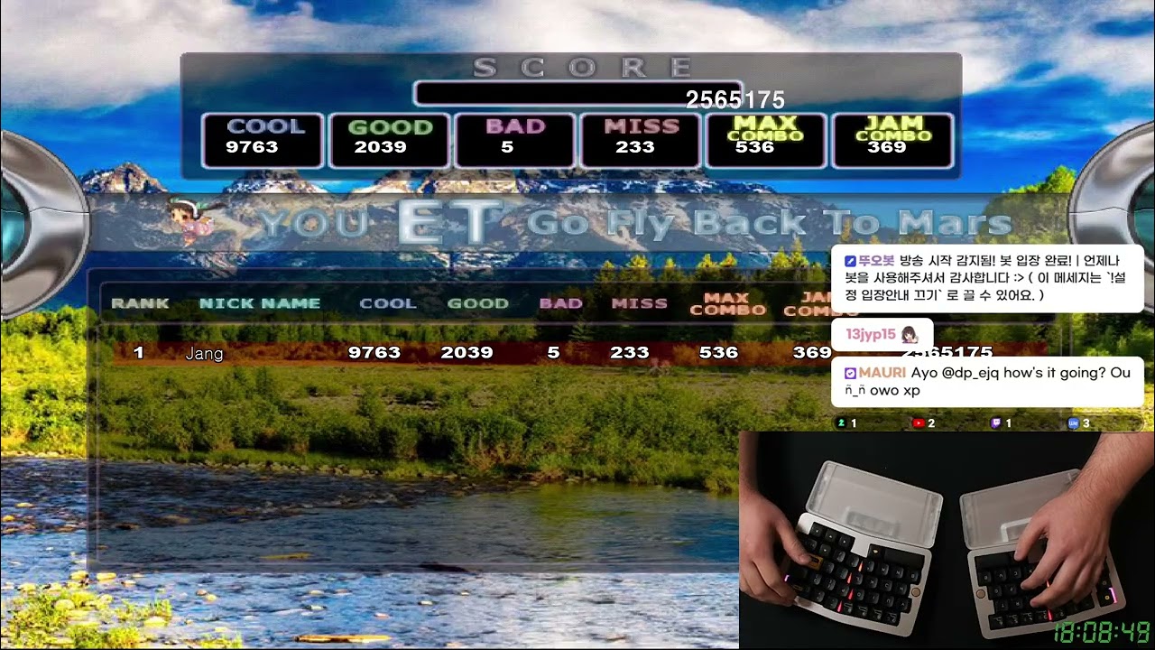 Osu mania - Blue Zenith [JINDIMENSIONS] in DMJAM client