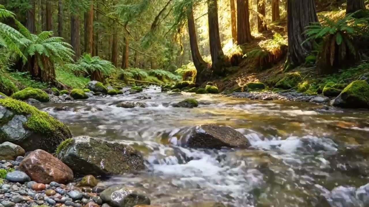 River Sounds for Deep Sleep & Relaxation 