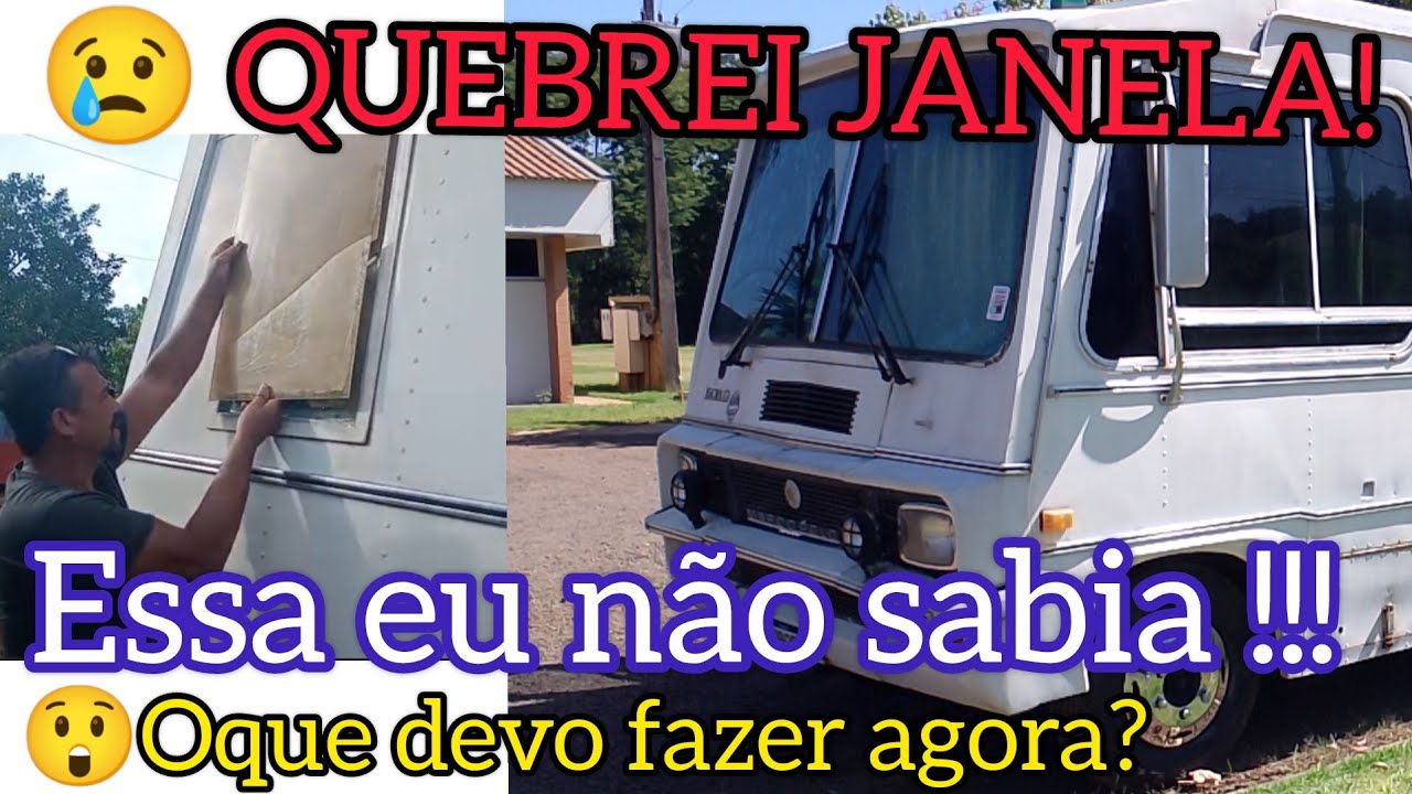 QUEBROU VIDRO DA JANELA OQUE DEVO FAZER AGORA!!!
