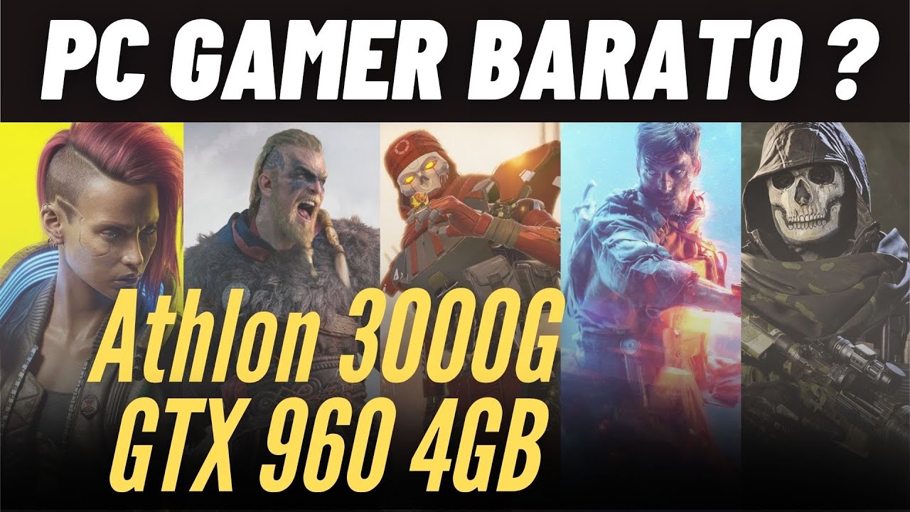 Athlon 3000G GTX 960 test in 9 GAMES