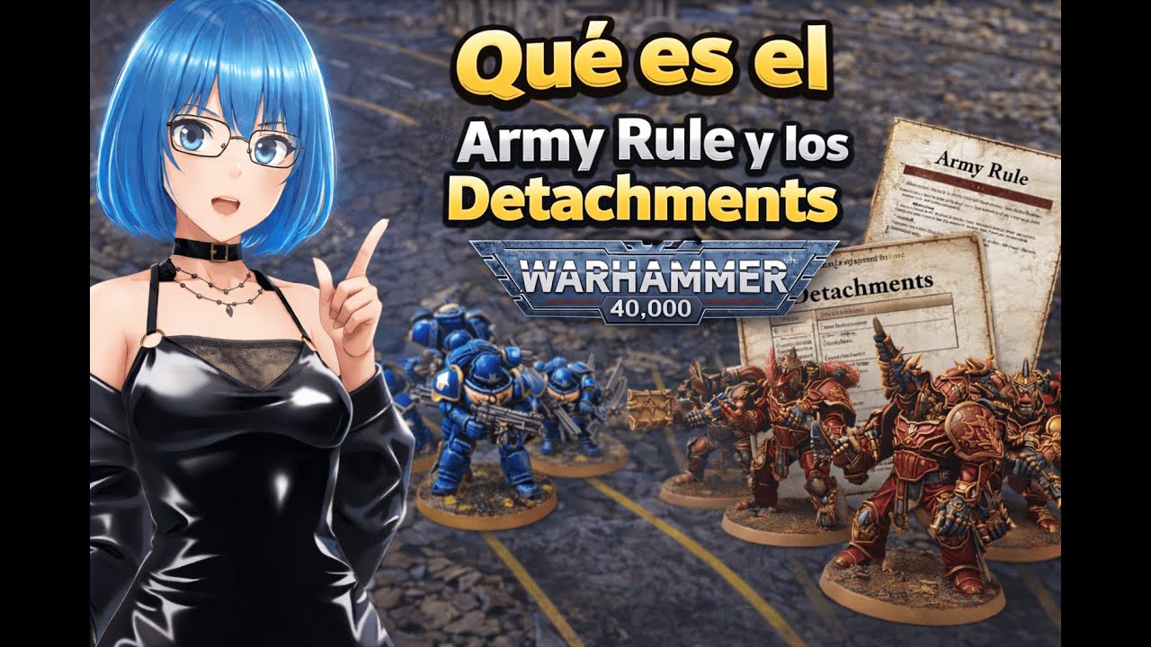 Que es el Army Rule y los Detachments Warhammer 40k Turotial 