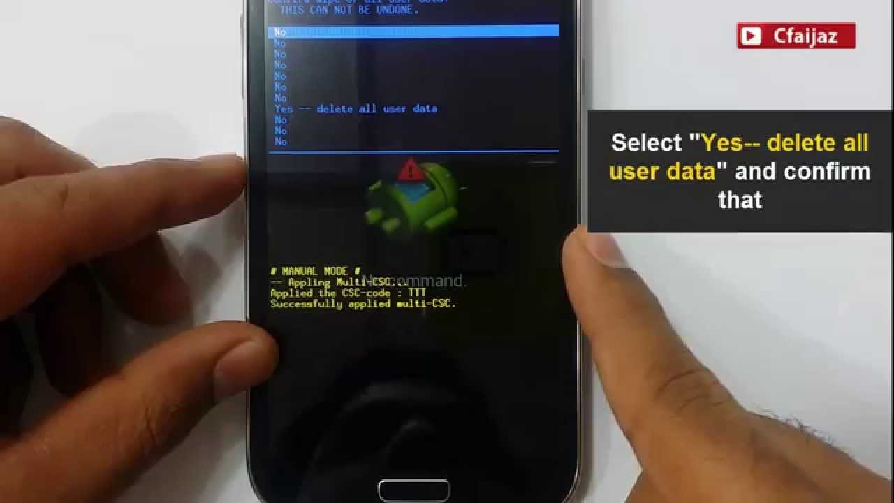 How To Hard Reset Samsung Galaxy Grand Neo, GT-I9060, GT-I9062