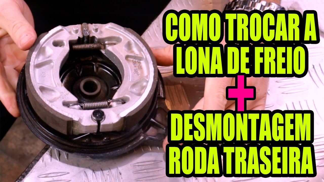 Como trocar a lona de freio DETALHADAMENTE