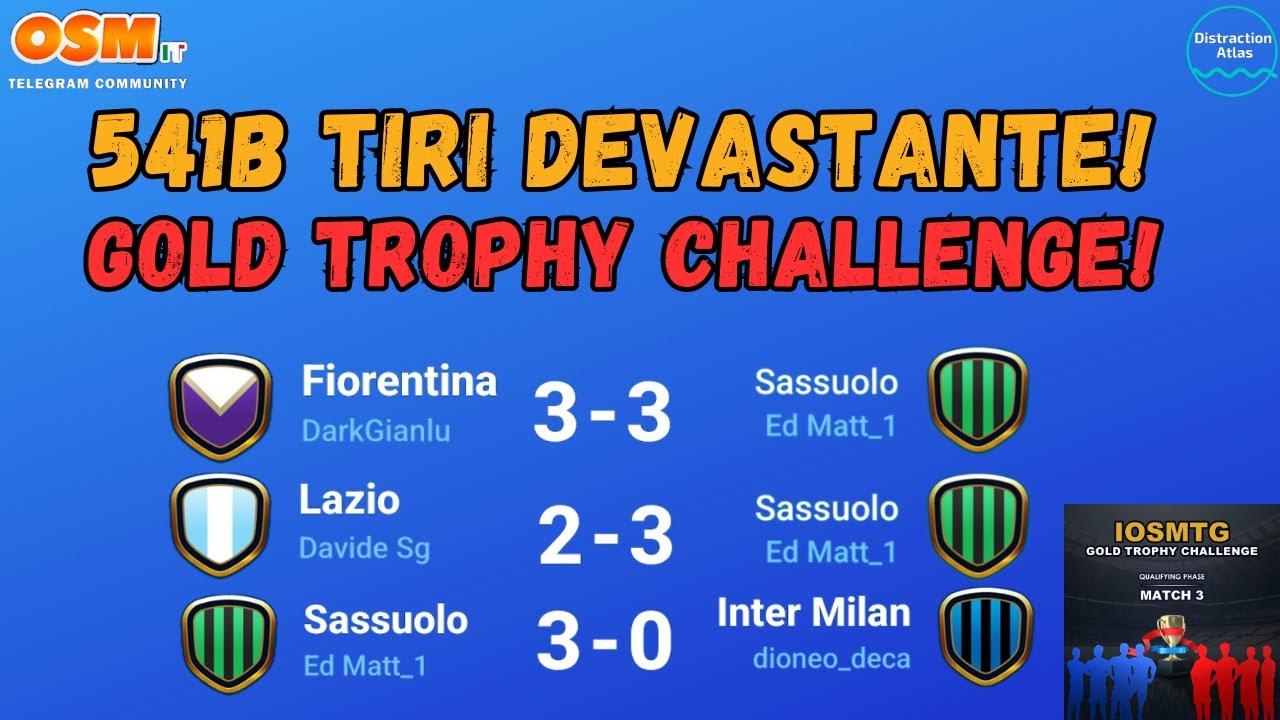Come Vincere SEMPRE su OSM: 541B TIRI, TATTICA DEVASTANTE!