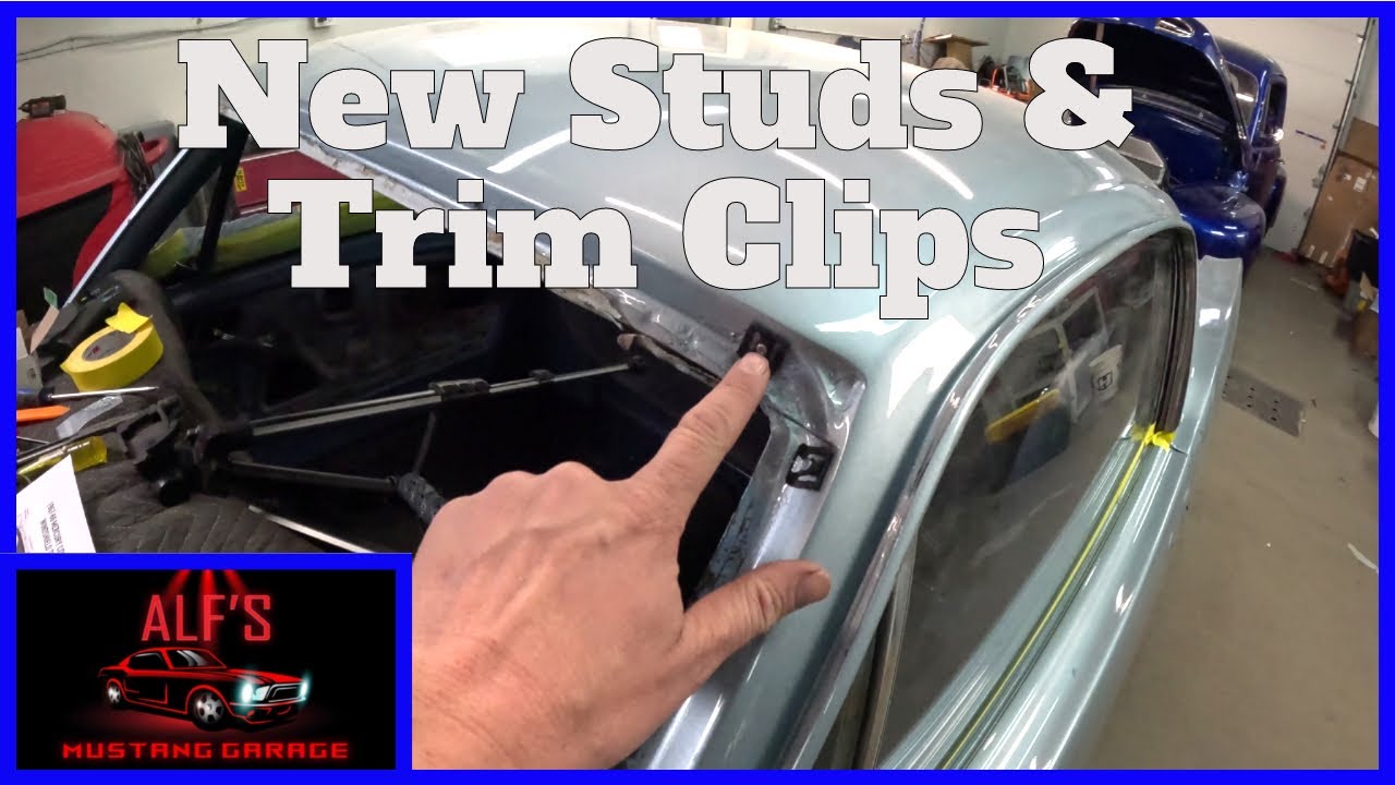 How to Install New Windshield Molding Studs