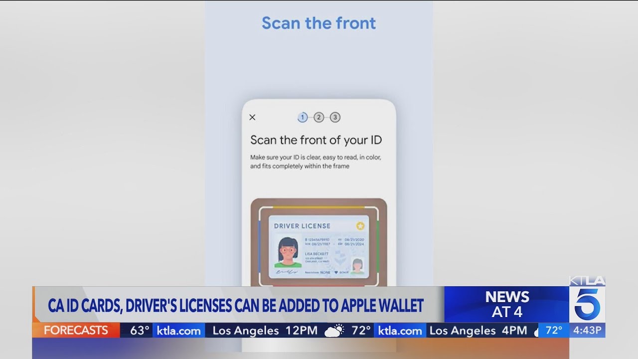 California digital driver&rsquo;s license and ID cards can now be added to Apple Wallet