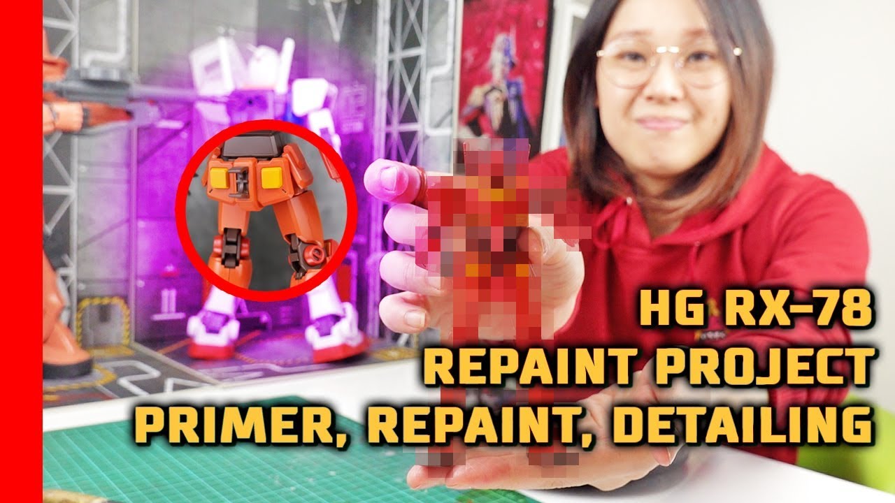 Repaint HG RX 78 Project October 2019 Episode 3