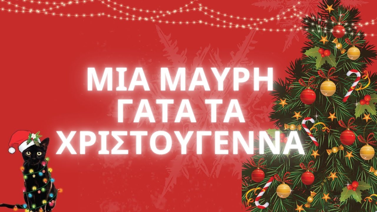 Χριστουγεννιάτικο παραμύθι: Μια μαύρη γάτα τα Χριστούγεννα
