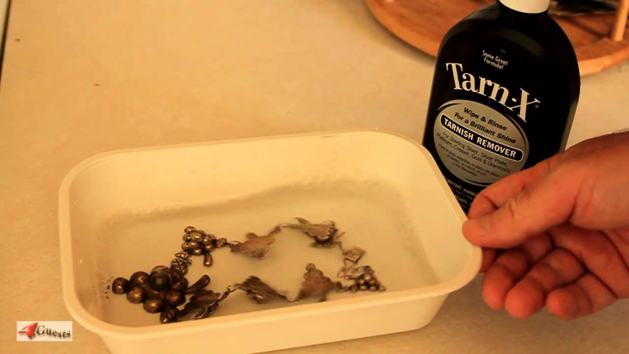 Tarn-X for Cleaning Sterling Silver Jewelry, TarnX and Water Solution