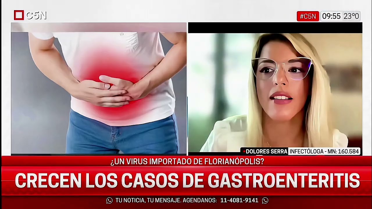 AUMENTO DE CASOS DE GASTROENTERITIS EN ARGENTINA Y UNA NUEVA VARIANTE DE NOROVIRUS