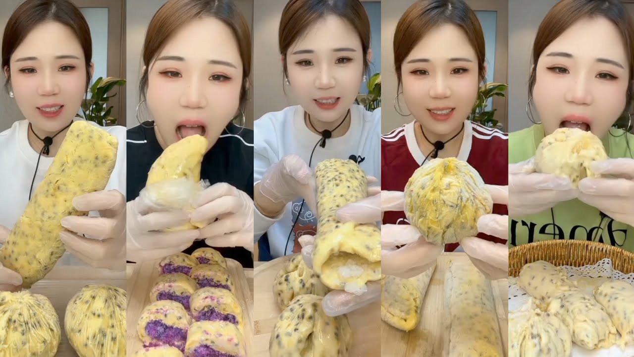 ASMR ICE EATING PASSION FRUIT ICE FROZEN CRUNCHY CRUSH