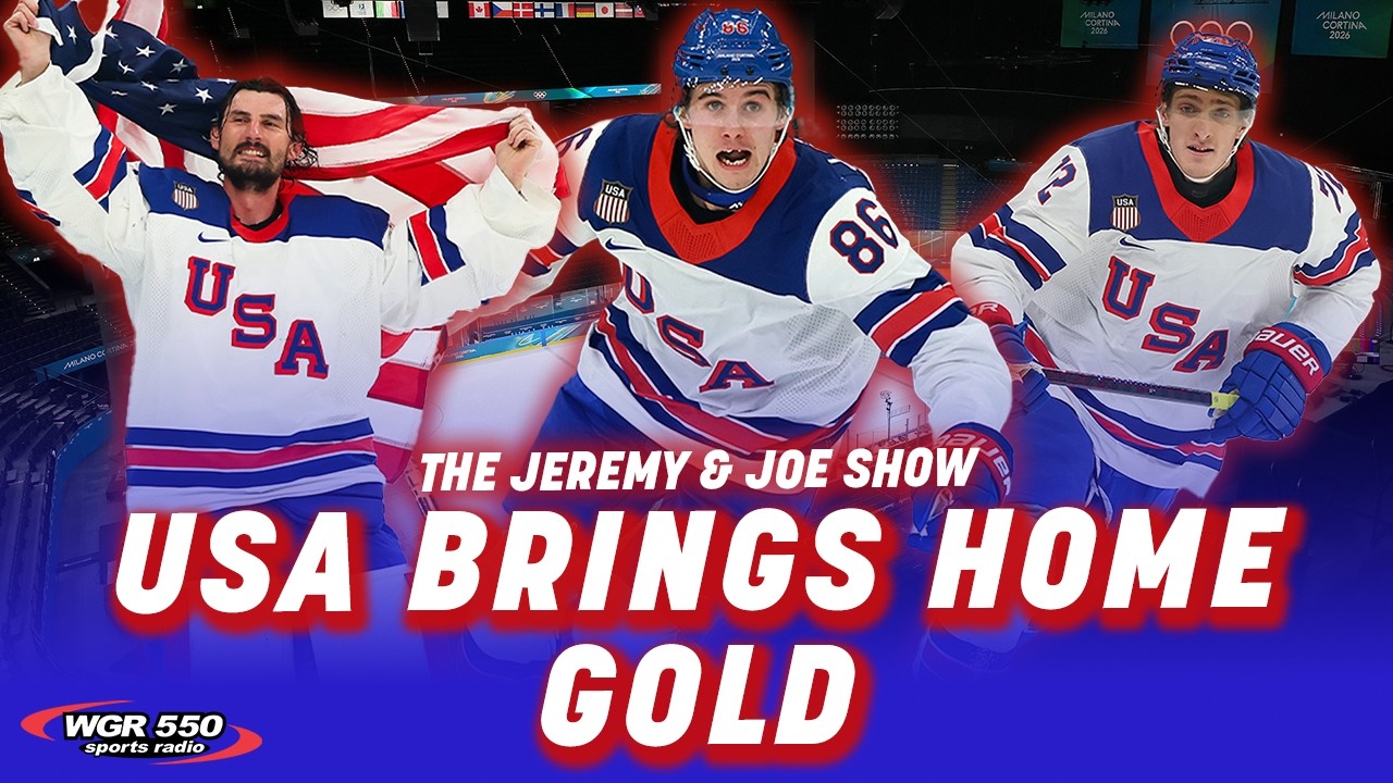 USA BEATS Canada 2-1 to Bring Home the Gold! | The Jeremy and Joe Show