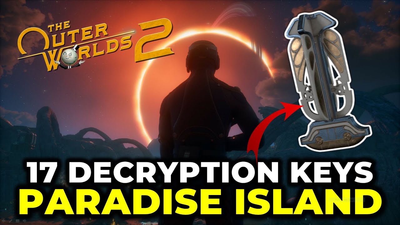 Paradise Island - All 17 Advanced Decryption Keys Location | The Outer Worlds 2