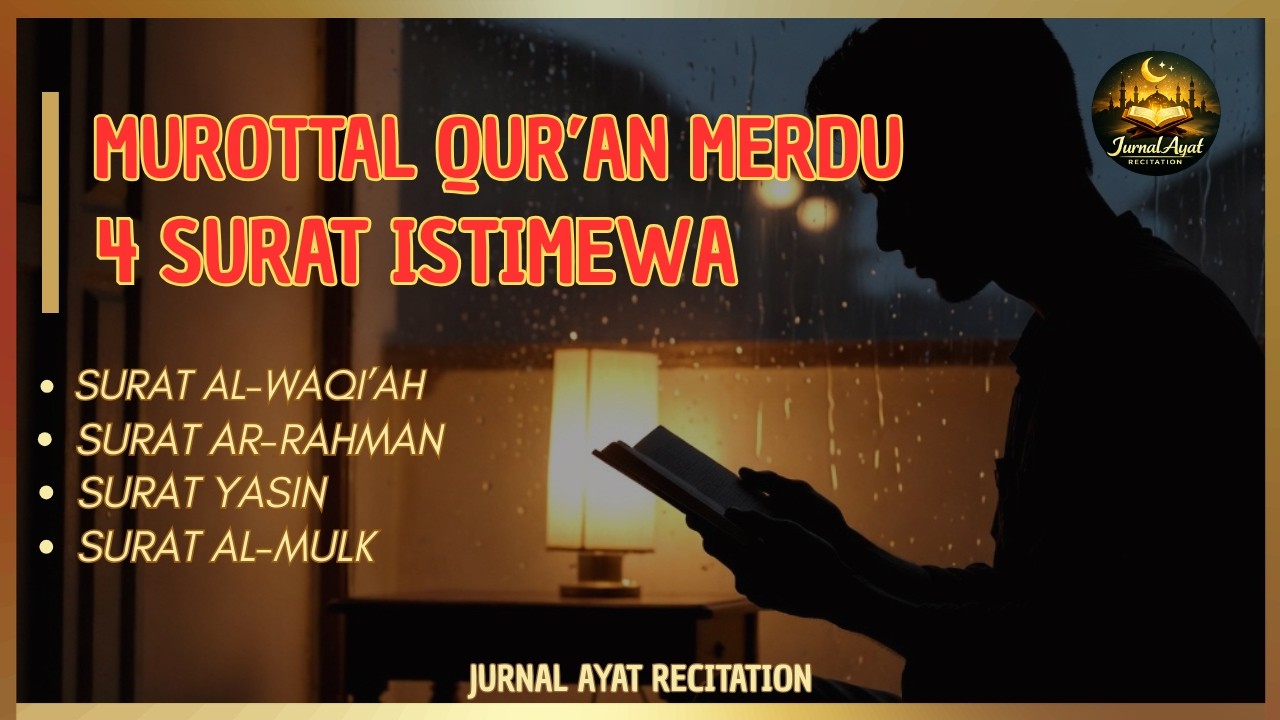 Tilawah Merdu Surah Yasin, Ar-Rahman, Al-Waqi’ah & Al-Mulk | Pengantar Tidur Penuh Berkah