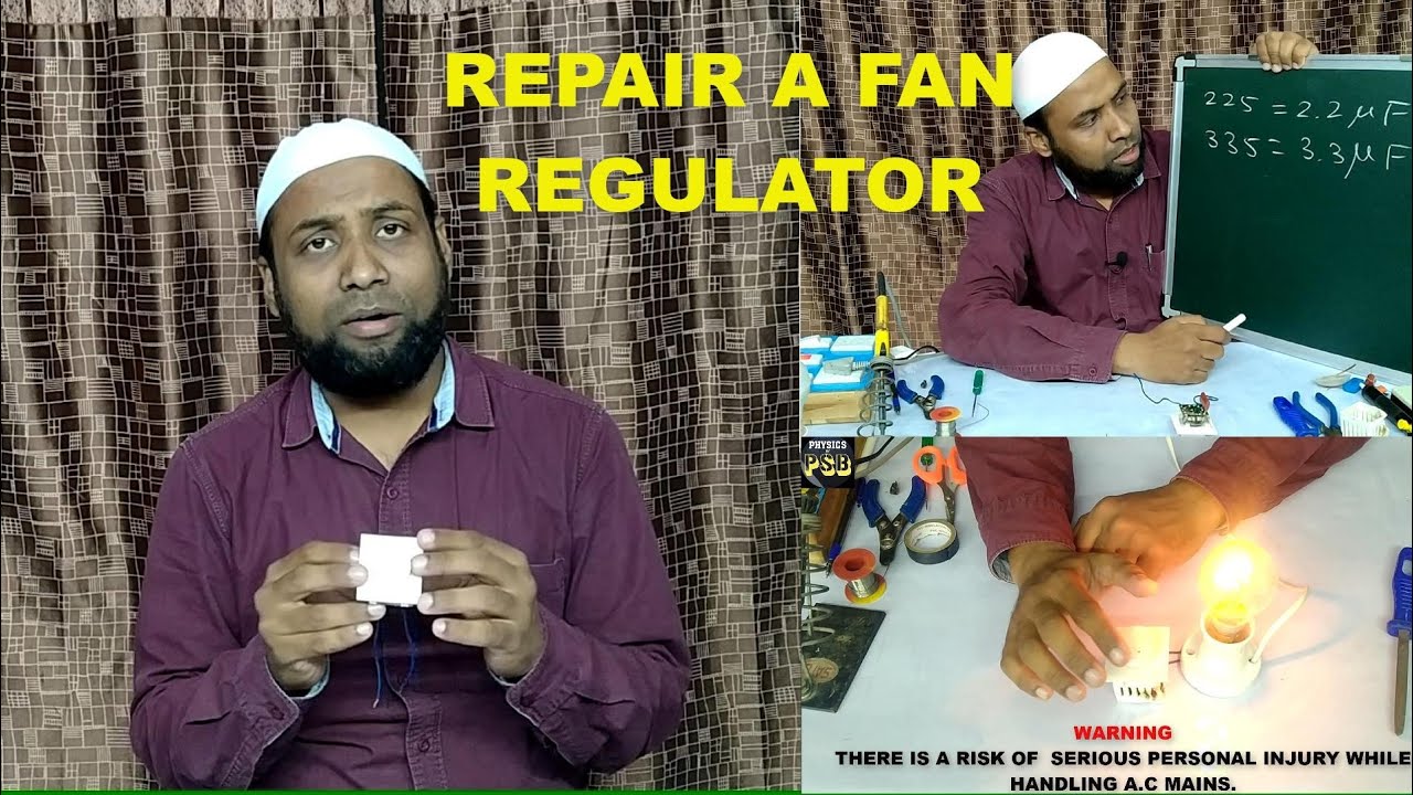 Repair a fan regulator.