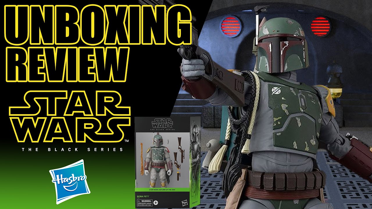 STAR WARS BLACK SERIES BOBA FETT DELUXE RETURN OF THE JEDI UNBOXING Y REVIEW EN ESPAÑOL