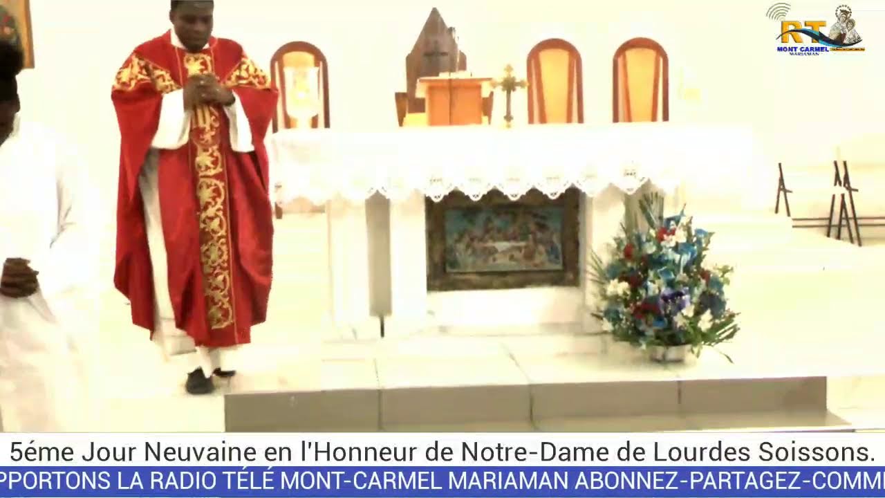 5ème Jour de la Neuvaine en l'Honneur de Notre-Dame de Lourdes Soissons
