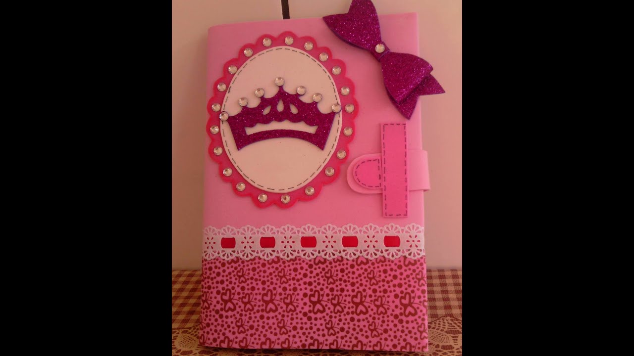 DIY - Capa de Caderno em EVA com EMENDA