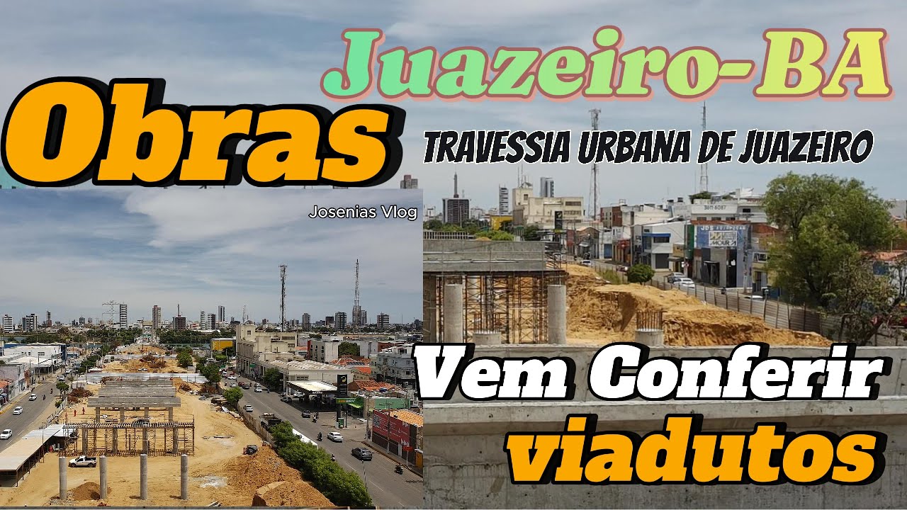 Obras em Juazeiro,construção de viadutos,#TravessiaurbanadeJuazeiro, #juazeirobahia  vem conferir