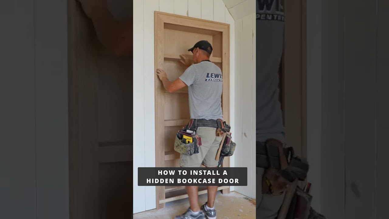 How TO Install A Hidden Bookcase Door