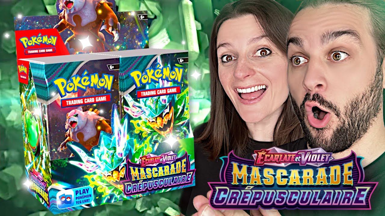 ON OUVRE LES NOUVELLES CARTES POKEMON MASCARADE CREPUSCULAIRE !