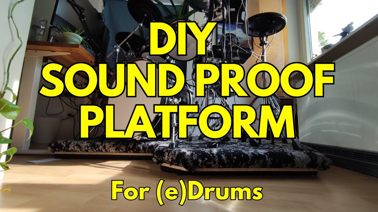 Noise Isolation Platform for E-Drums and Drums - How to Reduce your Electronic Drum Noise