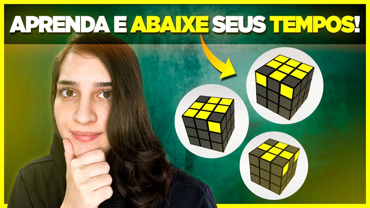 Se voc&ecirc; &eacute; INICIANTE no CUBO M&Aacute;GICO, assista esse v&iacute;deo! | OLLs de cruz no m&eacute;todo de camadas