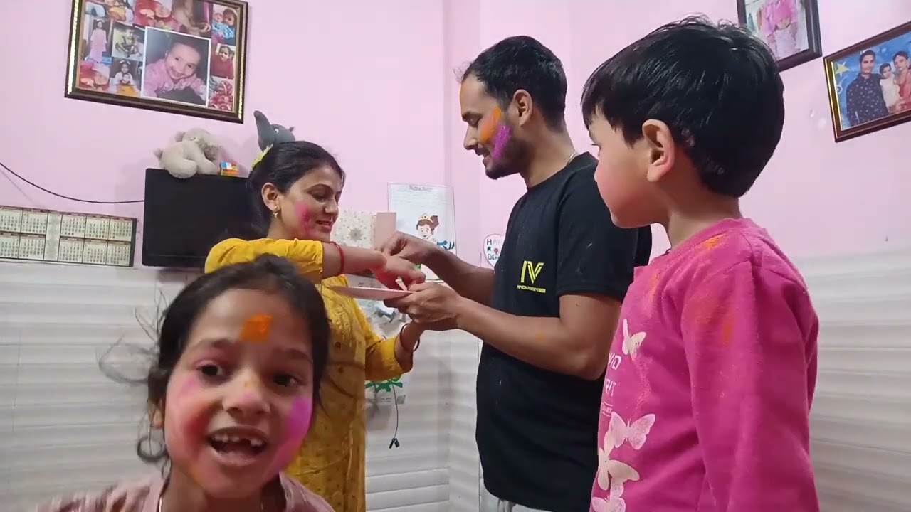 Happy holi ka vlog video ♥️♥️