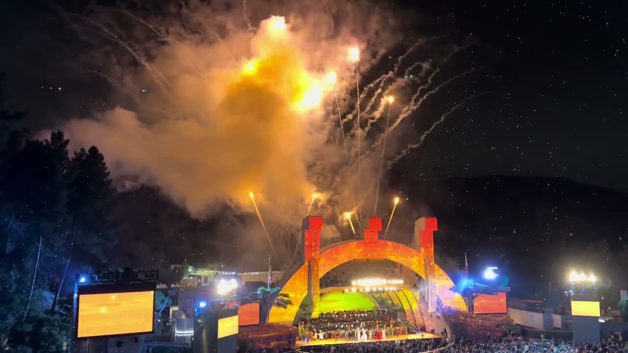 ⁠Fireworks - Lion King at the Hollywood Bowl @Disney @disneyplus