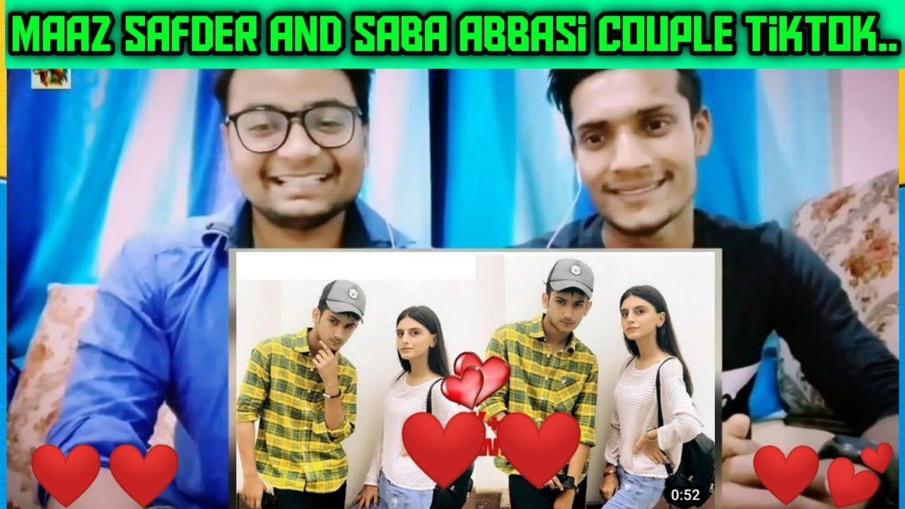 Indian Reaction To Maaz Safder And Saba Abbasi Tik Tok Video | Couple Tik Tok Video | IRB |
