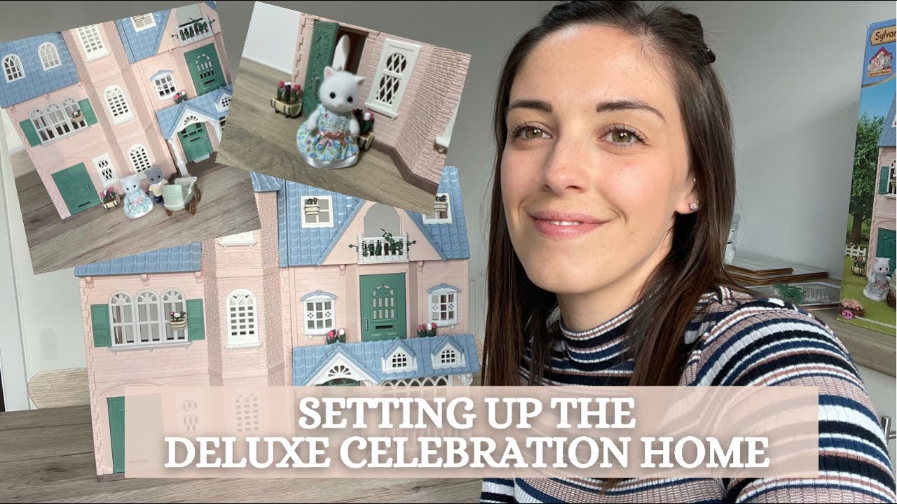 Setting up the Sylvanian Families Deluxe Celebration Home 😍
