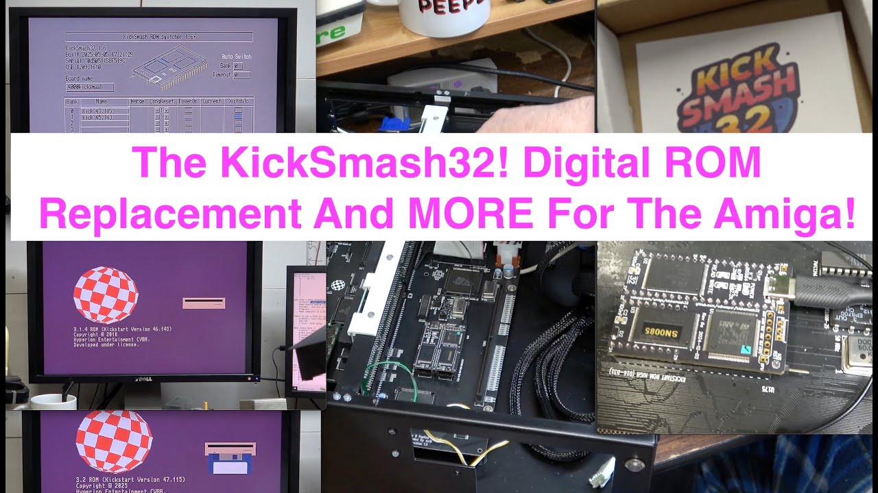 The Kicksmash32 Digital Rom Replacement and more! for your Amiga!