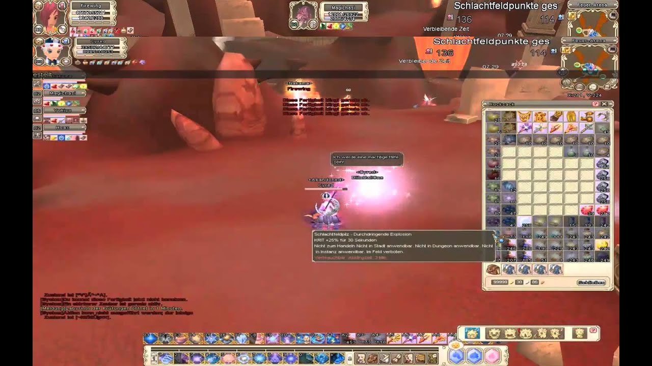 Grand Fantasia: Feuerarena lv 81-90 Failrun xD (Cyred + Firewing)
