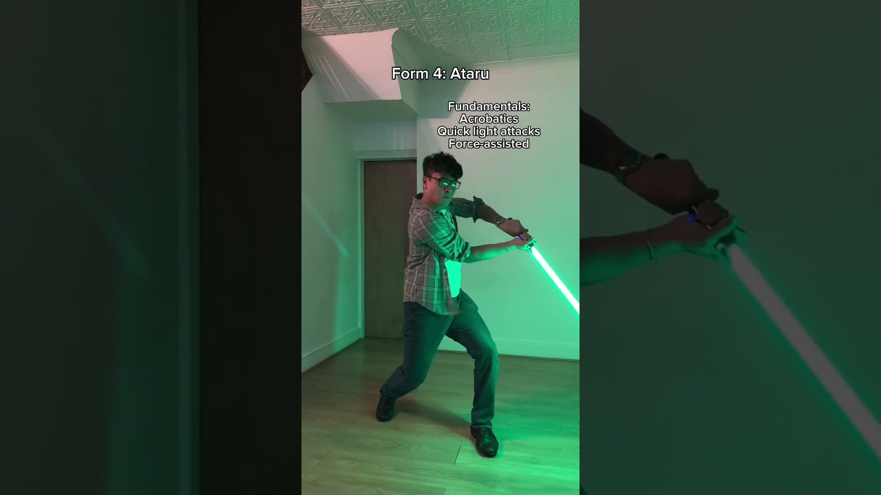 7 Lightsaber Forms Combat Fundamentals #starwars #lightsaber #jedi #sith #lightsaberduel