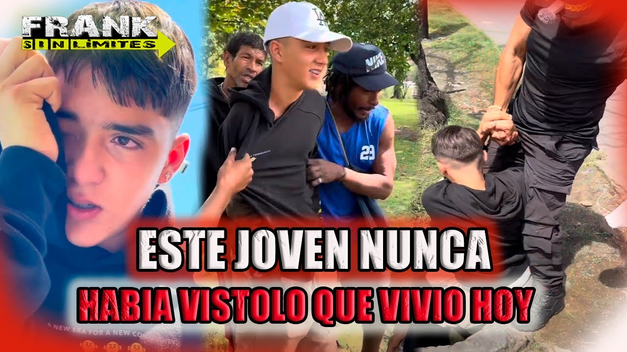 ESTE JOVEN NUNCA HABIA VISTO LO QUE VIVIO HOY #franksinlimites