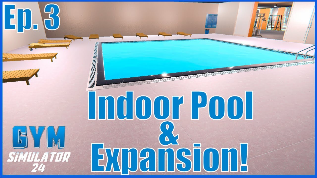 We have an indoor pool & A Second Floor! | Gym Simulator '24