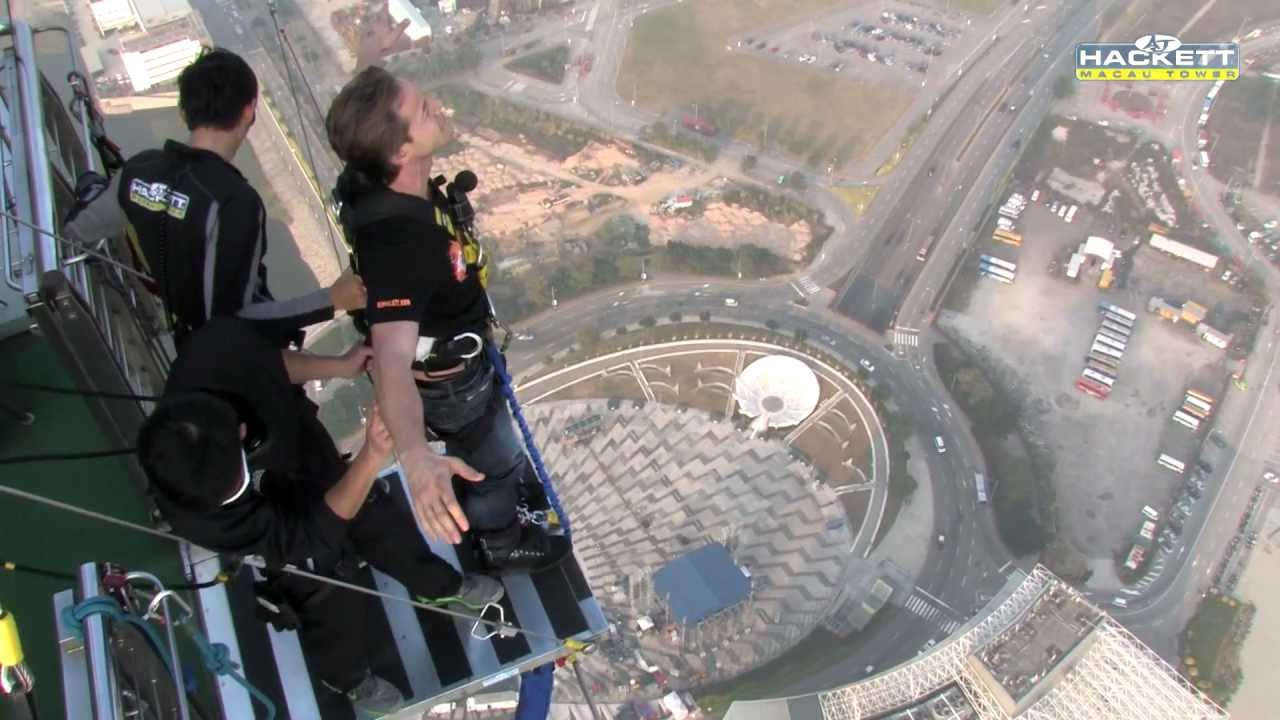 Bungy jump off the Macau Tower - 764 feet