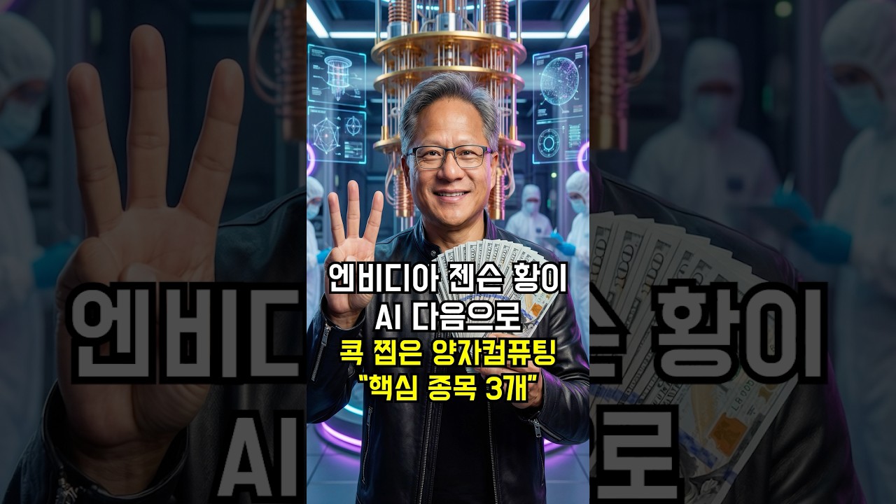 엔비디아 젠슨 황이 AI 다음으로 콕 찝은 양자컴퓨팅 &ldquo;핵심 종목 3개&rdquo;