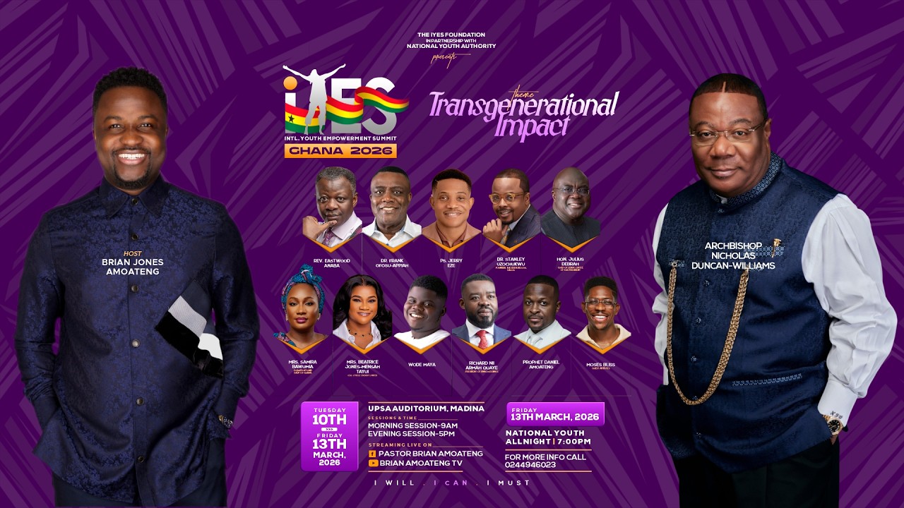 IYES GHANA 2026 DAY 3 EVENING || PASTOR BRIAN AMOATENG