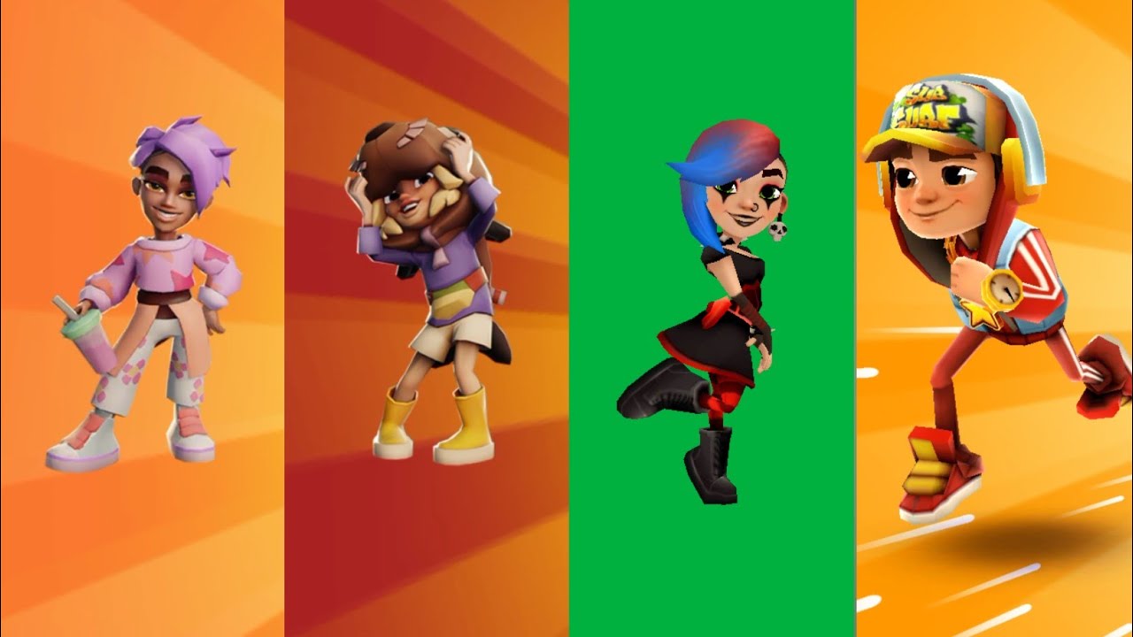 Subway Surfers World Tour Events - Riley, Lily, Lucy, Jake