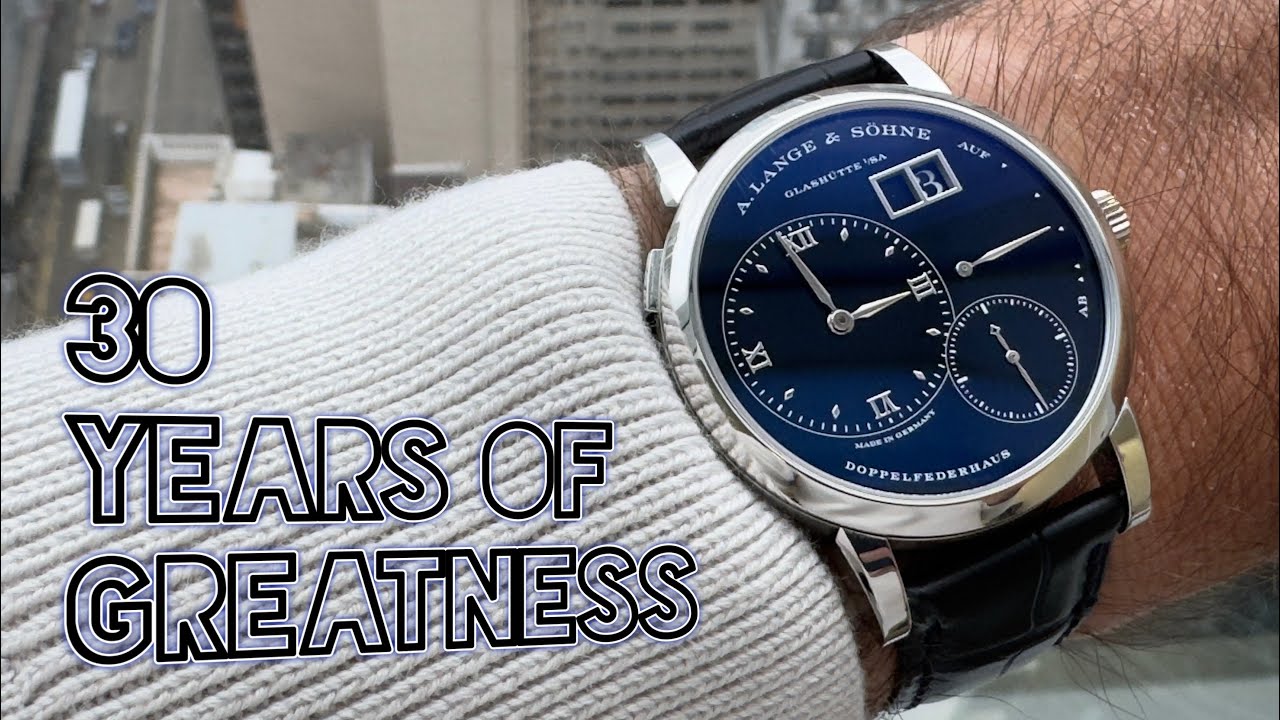Lange 1 Onyx dial 30th Anniversary: majestic 